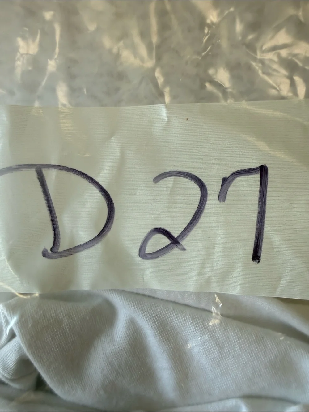 Nike White Tee with Black Dotted Swoosh Size Medium
